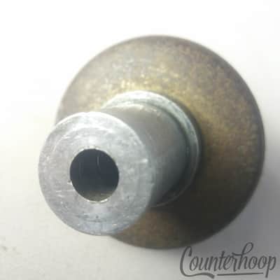 *Slingerland Hi-Hat Bottom Cymbal Holder Nickel Stand Tube Seat 5/8" Vintage 40s image 2