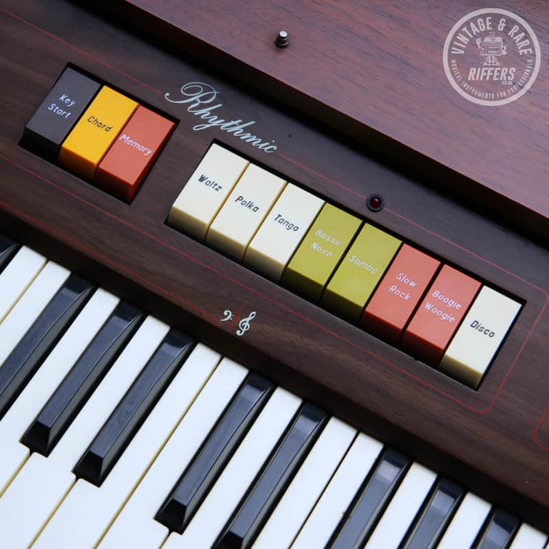 (Video) *Serviced* Viscount UFO 61 Intercontinental Vintage 1970s Italian 61 key Electronic Combo Organ Synth Made in Italy All Original Synthesiser w/ Built-in Drum Machine & Speakers (Similar to Roland CR-68 78 Compu-Rhythm) image 1