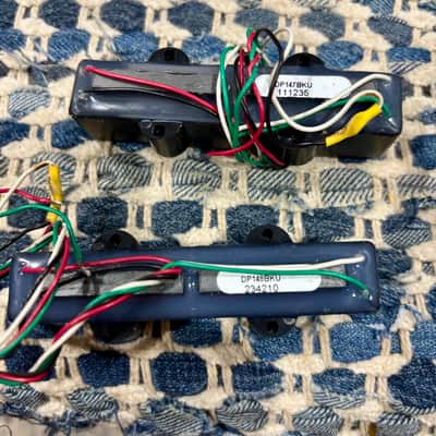 DiMarzio DP149BK Ultra Jazz Pair Set 2010s - Black image 2