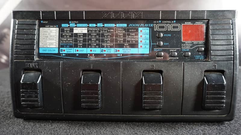 Zoom 1010 Advanced Guitar Effects Processor image 1