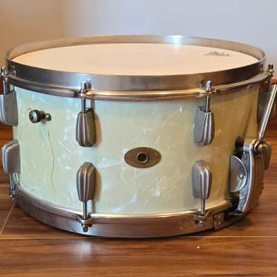 Slingerland Radio King 1951 - White Marine Pearl image 1
