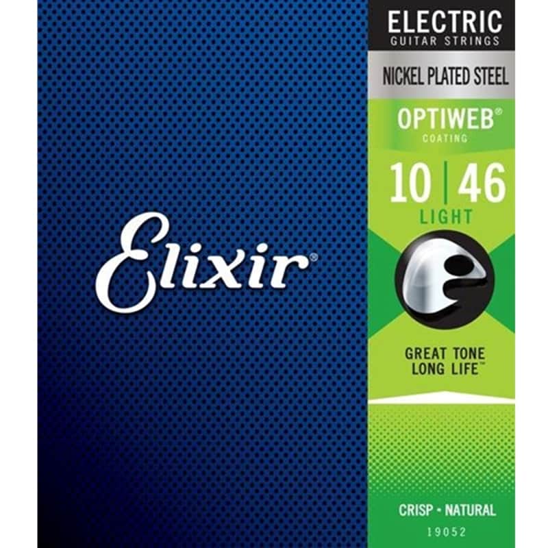 Elixir 19027 Optiweb Electric Guitar Strings, .009 - .046 image 1