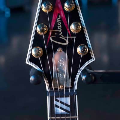 GIBSON GUITAR OF THE MONTH  50TH ANNIVERSARY FLYING V 2008 - BRIMSTONE BURST WITH CASE image 5