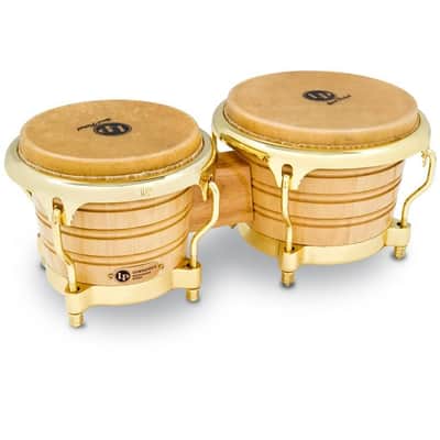 LP Generation II Bongos - Natural/Gold image 1