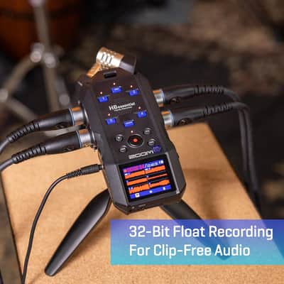 Zoom H6 Essential Handheld Recorder for Musicians, Podcasters & Filmmakers with Stereo Microphones, 4 XLR/TRS Inputs, 6 Tracks of 32-Bit Float Recording, & USB Audio Interface image 4