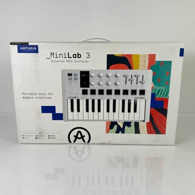 Arturia MiniLab 3 MIDI Keyboard Controller 25 Synth Keys USB Pad Triggers image 1
