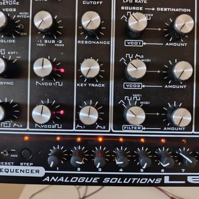 Analogue Solutions Leipzig-S Analog Monosynth with Sequencer 2010s - Black image 10