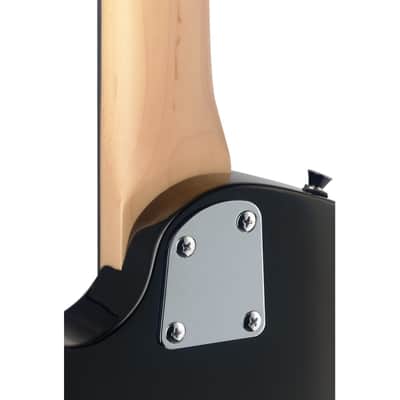 Stagg Silveray Series Electric Guitar - Black + Headphones Mini Amp image 5
