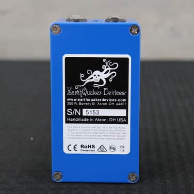 EarthQuaker Devices Tone Job EQ & Booster V2 Blue / White Print image 5