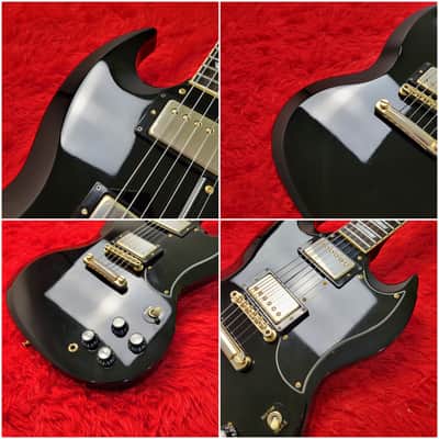 1989 Grandy (Tokai) GSG-60G SG Standard - Black with Gold Hardware - All Original - Made by Tokai in Japan MIJ image 5