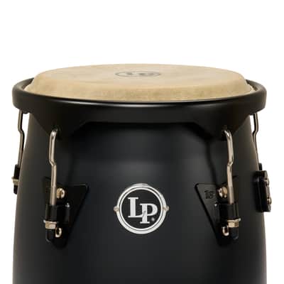 LP Discovery II Ultralight 10" and 11" Conga Set w/ Aluminum Stand, Onyx image 2