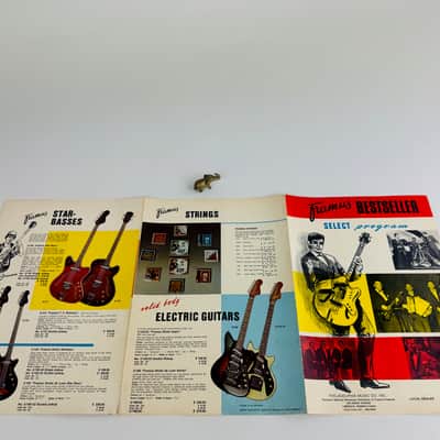 Framus “Bestseller Select Program” Foldout Catalog 1964 image 4