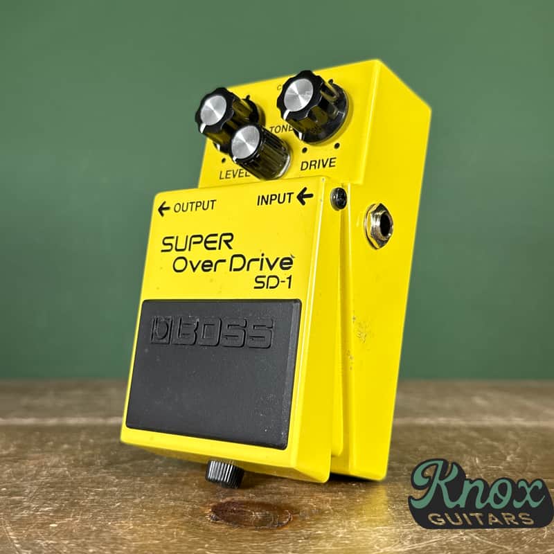 Boss SD-1 Super OverDrive (Silver Label) 1997 - Present - Yellow image 1