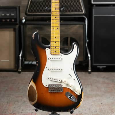 Nash S-57 Electric Guitar - 2-Tone Sunburst with Hardshell Case image 2