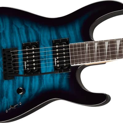 SPECIAL ORDER! Jackson JS Series Dinky JS20 DKQ 2PT Guitar in Trans Blue Burst image 1