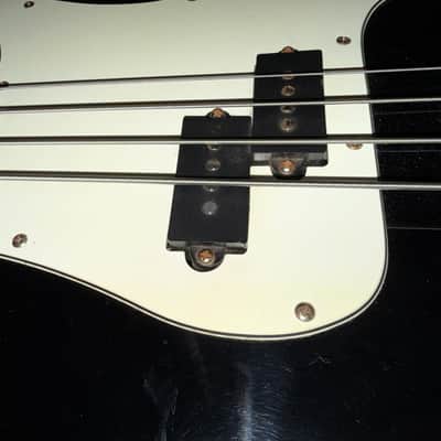 Squier Bullet Bass 1987 - Black - MIK Made in Korea P-Style Vintage Bass - First Year Squier by Fender image 17