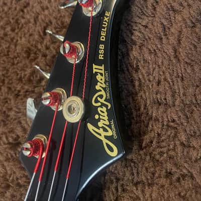 Aria Pro II RSB Deluxe I 1985 Black Cliff Burton John Taylor MIJ Matsumoku image 23