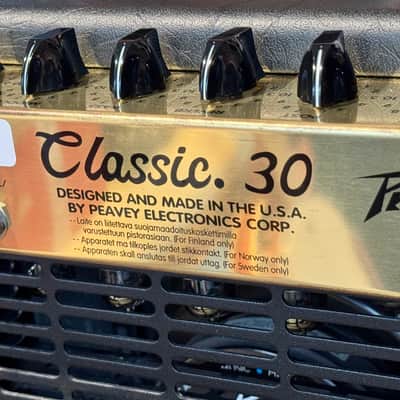 Peavey 50 ANNIVERSARY Made in USA  CLASSIC  30 COMBO 1x12” - Black image 12
