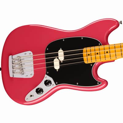 Fender American Professional Classic Mustang Bass - Faded Dakota Red image 1