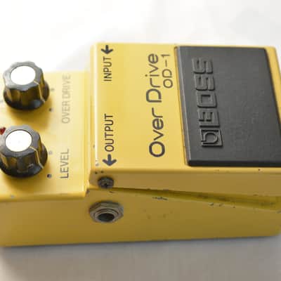 BOSS OD-1 Overdrive NEC C4558C Long Dash Made in Japan 1981 image 8