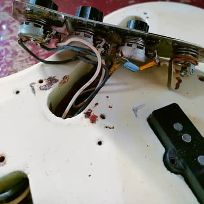 Fender Jazz bass 1968 - Olympic white image 16