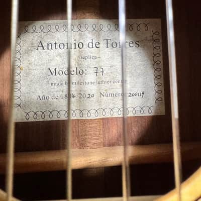 Wolfgang Jellinghaus Antonio de Torres Modelo 77 Replica 2020 image 2