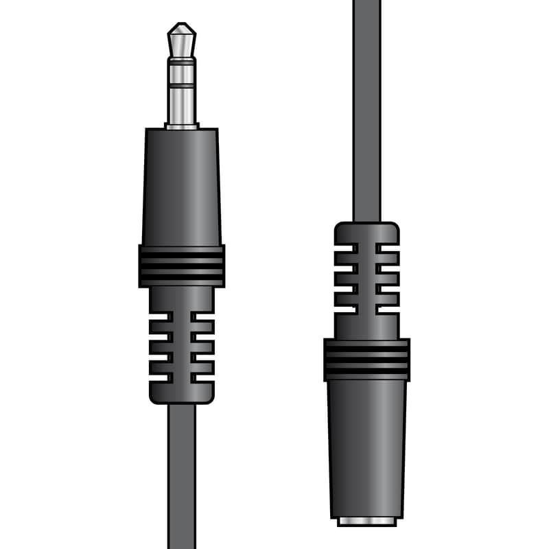 Avlink 3.5mm stereo plug to 3.5mm stereo socket lead 6.0m image 1