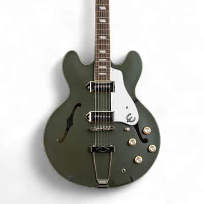 Epiphone Casino Worn Olive Drab image 3