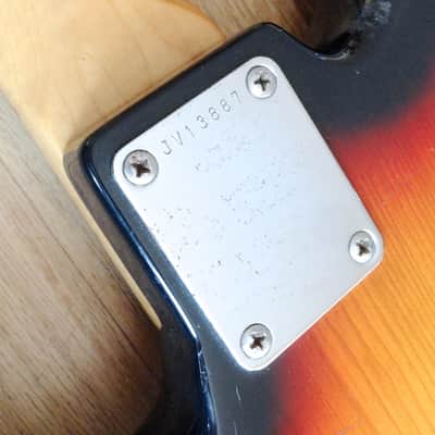 1982 Squier JV '62 Jazz Bass Sunburst Japan MIJ Fender USA Custom Shop Pickups image 14