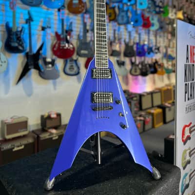 Kramer Nite-V Electric Guitar with Gigbag - Royal Blue Metallic Auth Deal Free Shipping! FREE PLEK! image 1