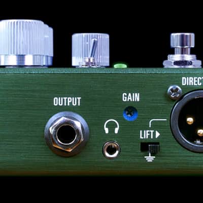 Source Audio ZI0 Analog Bass Preamp + DI pedal 2024 - green. "open box" mint image 2
