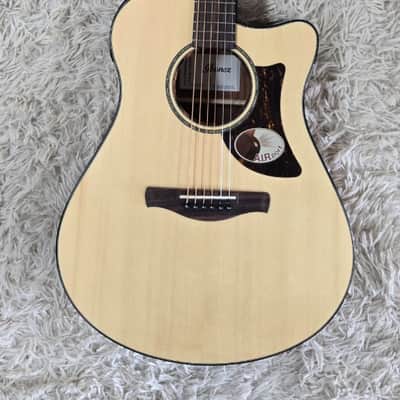 Ibanez AAM300CENT Advanced Auditorium Acoustic Electric Guitar, Natural Finish image 1