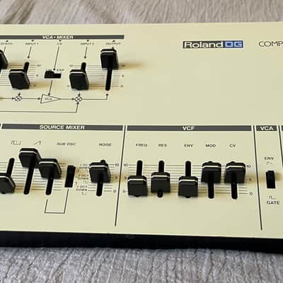 Roland CMU 810 Compu Synth Vintage Analog Desktop 1980 - White image 1