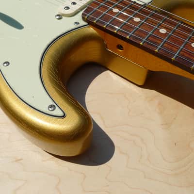 Randall Randocaster in Aztec Gold Featuring Warmoth, Fralin and Fender Premium Parts image 11