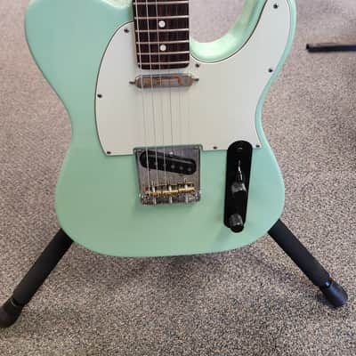 Used 2017 Fender Limited Edition American Professional Telecaster with Solid Rosewood Neck - Surf Green w/ Fender Molded Hard Case image 1