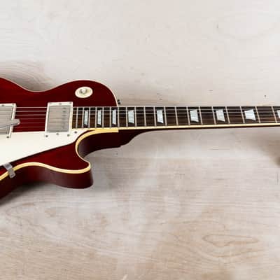 Epiphone LPS-80 Les Paul Standard (Japanese Domestic) with Bigsby MIJ 2000 Wine Red Japan Open Book Headstock w/ Bag image 2