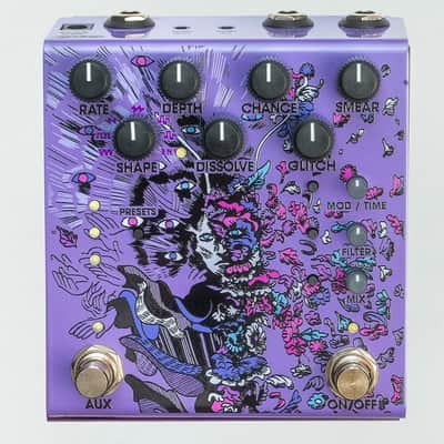 Old Blood Noise Endeavors OBNE  x Emily Hopkins Parting glitch delay/reverb crushing modulation device Purple