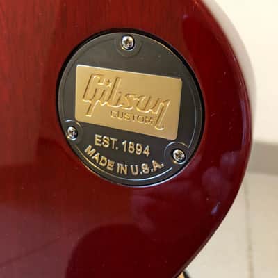 Gibson Les Paul Custom Shop metal toggle switch back cover image 4