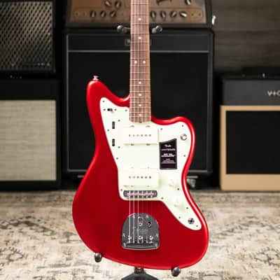 Fender Vintera III Mid '60s Jazzmaster Electric Guitar - Candy Apple Red with Gig Bag image 3