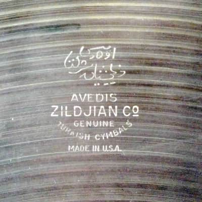 Zildjian Vintage Ride Cymbal 1960s 20" image 5