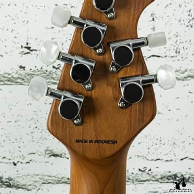 Sterling By Music Man St. Vincent Goldie Electric Guitar - Cashmere image 7