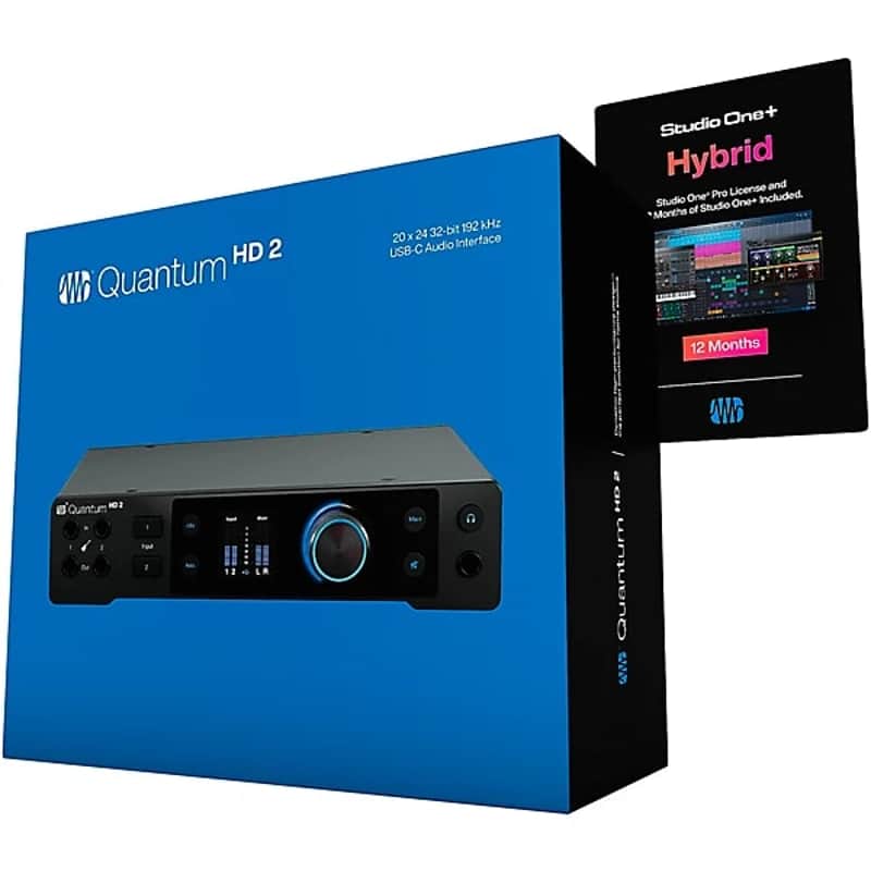 PreSonus  Quantum HD2 20x24 Audio Interface 2024 - BLACK