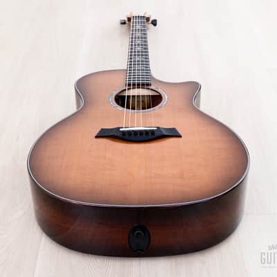 2024 Taylor Custom Grand Auditorium Acoustic Electric Guitar Western Red Cedar + Indian Rosewood image 12