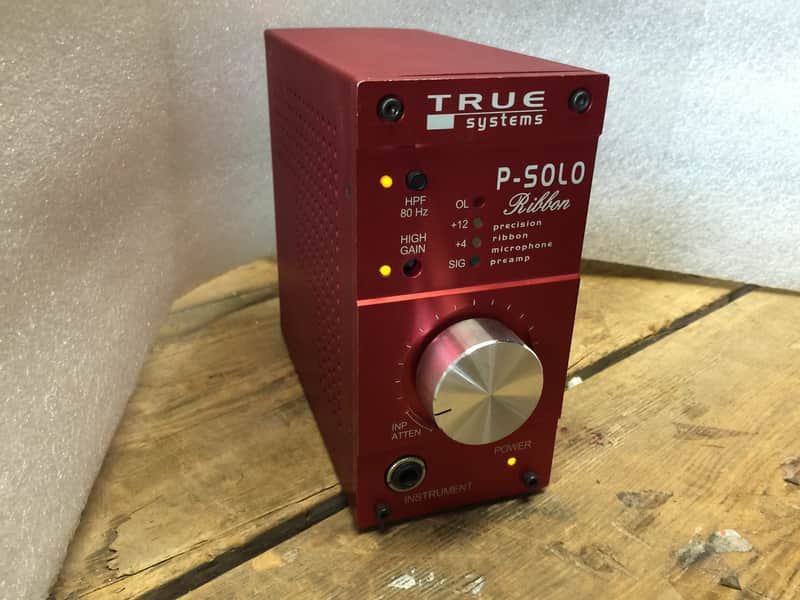 True Systems P-Solo Ribbon Desktop Microphone Preamp image 1