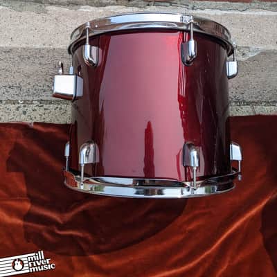 PDP 12" and 13" Mounted Toms with 16" Floor Tom Metallic Red 2000s-era Used image 2