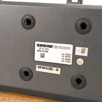 Shure PG88 Dual Wireless System with one PG1 Bodypack - H7 Band (NO PSU) CG01YFX image 10