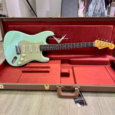 Fender Custom Shop LTD `62 Poblano Stratocaster Journeyman CC Faded Aged Surf Green image 1
