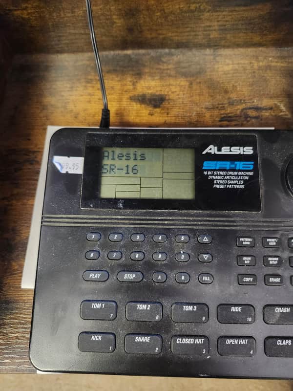 Alesis SR-16 Drum Machine 2010s - Black image 1