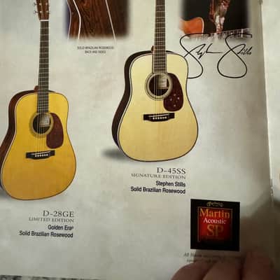 Martin Special Limited Edition Brochure Catalog 1999 CEO-3 SWD D-40DM Roger McQuinn Don McLean D-28GE Stephen Stills D-45 EMP-2 Steve Howe SWC Sting N-20WNB Willie Nelson Mini image 2