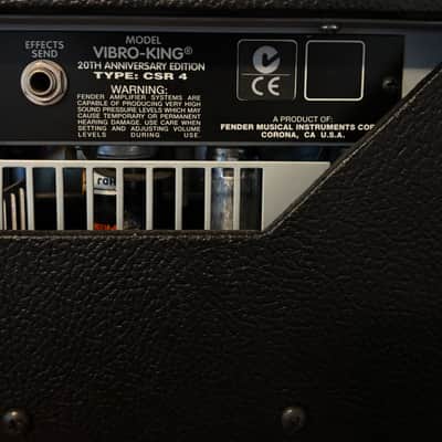 Fender Vibro-King 20th Anniversary Edition 60-Watt 3x10" Guitar Combo 2013 - 2014 - Black + Silver Bild 10
